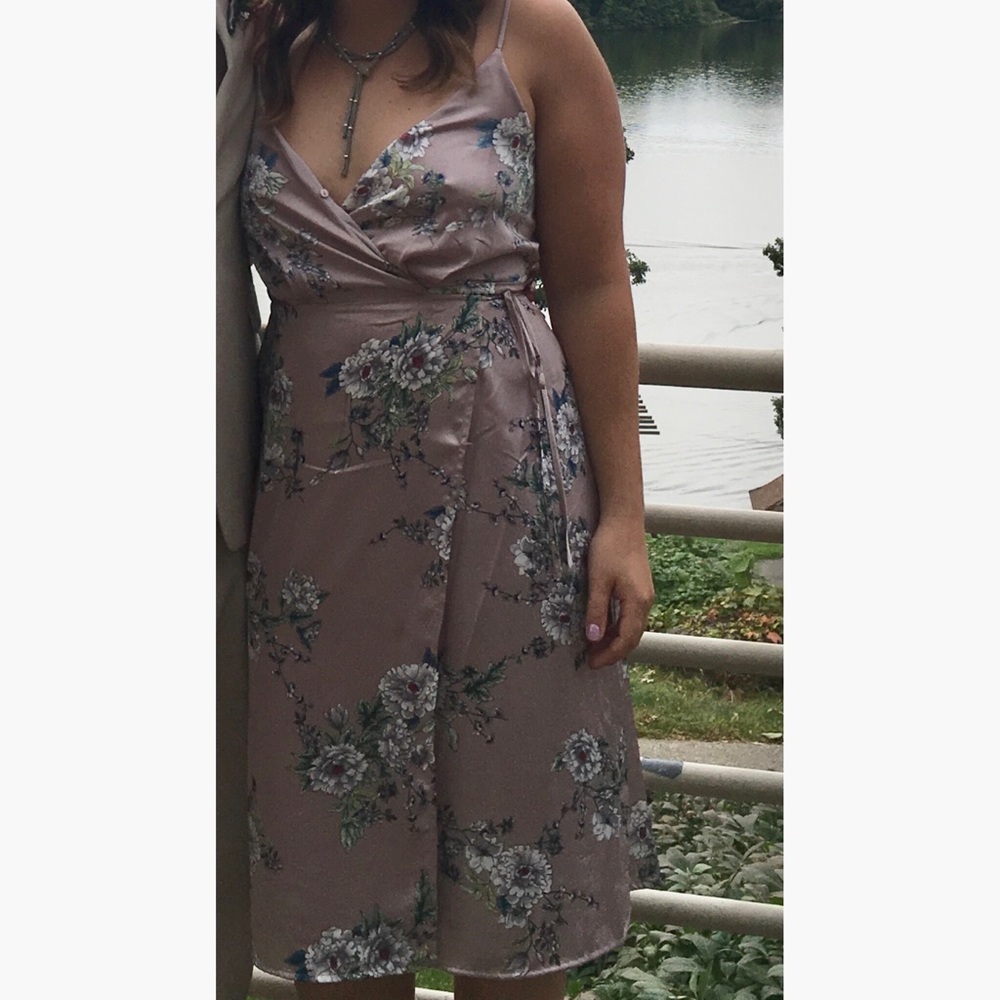 ASTR the Label Floral Wrap Dress